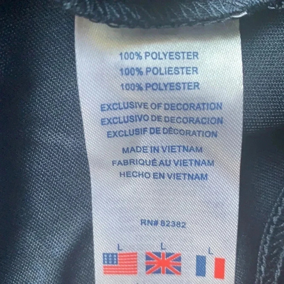 Kids Champion Logo Hoodie Shirt Navy Blue - Picture 8 of 9